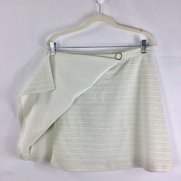 Lily Star White/Silver Wrap Skirt NWT - Picture 4 of 8